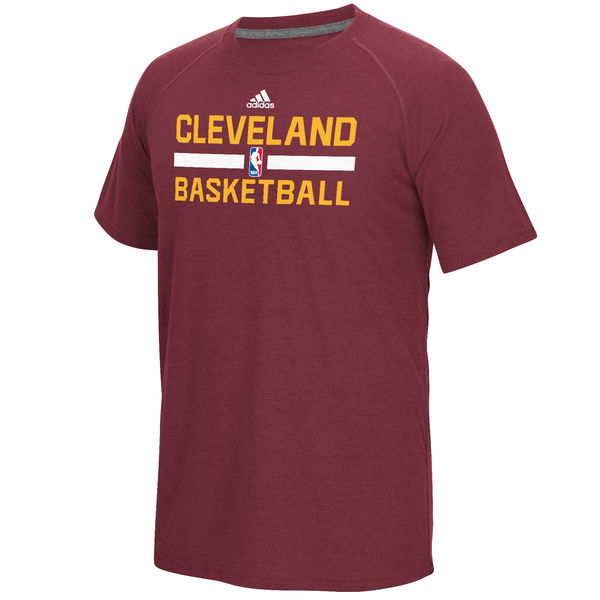 NBA Men Cleveland Cavaliers adidas OnCourt Climalite Ultimate TShirt Burgundy